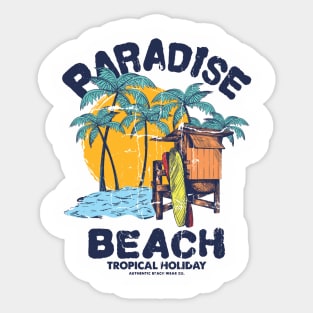 Paradise beach Sticker